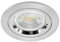 Extra flacher LED Einbaustrahler rund in Edelstahl gebürstet Optik - Einbauleuchte Decke inkl. 4W LED Modul 230V neutralweiß