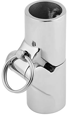 DEWIN Conector de Tubo Marino, Conector de Tubo de Acoplamiento Giratorio Plegable de Acero Inoxidable Marino Accesorio de Hardware para Barcos (25mm)