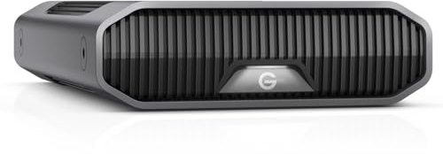 SanDisk Professional 6TB G-Drive Enterprise-Class External Desktop Hard Drive - 7200RPM Ultrastar HDD Inside, USB-C (10Gbps), USB 3.2 Gen 2, Mac Ready - SDPHF1A-006T-NBAAD