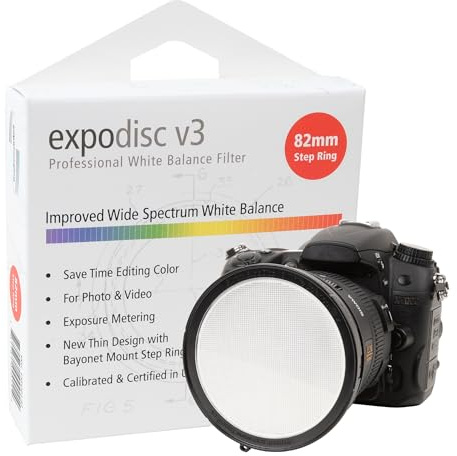 ExpoDisc v3 professionellt vitt balansfilter (82 mm)