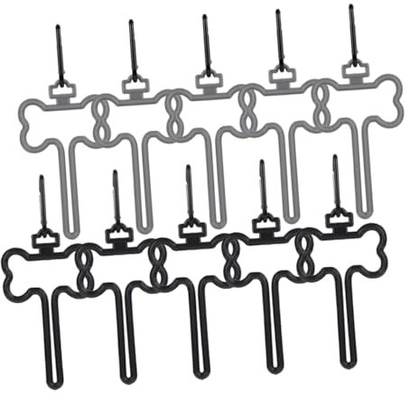 CORHAD 10st Clip Für Hundekotbeutel Abfallsackhalter Haustier-walking-zubehör Halter Für Hundekotbeutel Müllsäcke Im Freien Kotbeutelhalter Für Haustiere Gassi-zubehör Für Hunde Abs