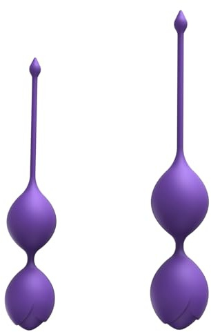 Kegel Training Set for Women,2 Pack Silicone Ben Wa Balls for Pelvic Floor Exercises -Helps Improve Bladder Control and Strengthen Pelvic Floor Muscles,Purple