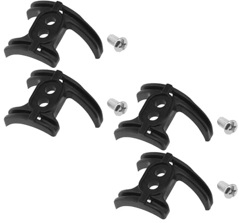 VEOIRXU 4 Pezzi Guida Per Cavi Per Bicicletta Movimento Centrale Con Viti Morsetto Anti-Attrito Per La Gestione del Cavo del Cambio e del Freno Parte di Ricambio Per Mountain Bike Ciclismo all'Aperto
