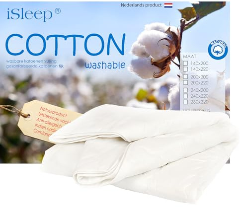 iSleep piumino estivo in cotone (140x200 cm)