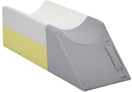 baibu Leg Elevation Pillows for After Surgery, Ergonomic Curve Keeps Knee Straight, Memory Foam Leg Pillow Elevation for Blood Circulation, Swelling and Pain Relief