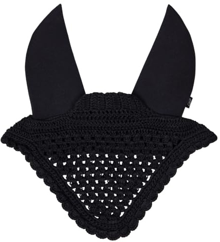 QHP Cuffia orecchie Flore con isolamento acustico (sangue caldo, nero)