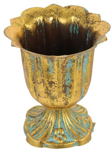 Cabilock Pot De Fleurs Européen Forgé avec Design Romain Vase Décoratif Vintage pour Mariage Et Événements Spéciaux