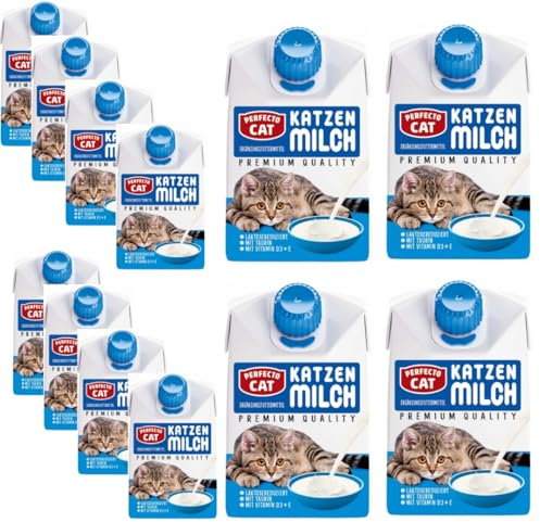 Perfecto Cat Premium Katzenmilch Milch 200 mililiter X 12 STÜCK