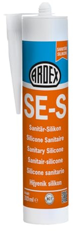 ARDEX SE-S Sanitär-Silicon zum elastischen Schließen von Fugen im Sanitär- und Wohnbereich silbergrau 310ml