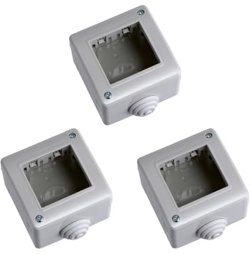 gloca Set 3 Custodie 2P IP40 Compatibili Con Serie Matix