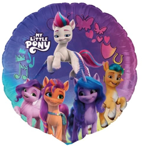 BeenSmile, Globos de Cumpleaños My Little Pony, Decoración de Cumpleaños, Globo de Helio o Aire Especial para Decorar Fiestas, Material muy Resistente, 46 Cm, 1 Unidad