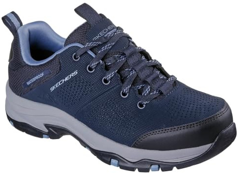 Skechers Trego Trail Destiny Women's Navy/Grey Hiking Shoes - UK 8