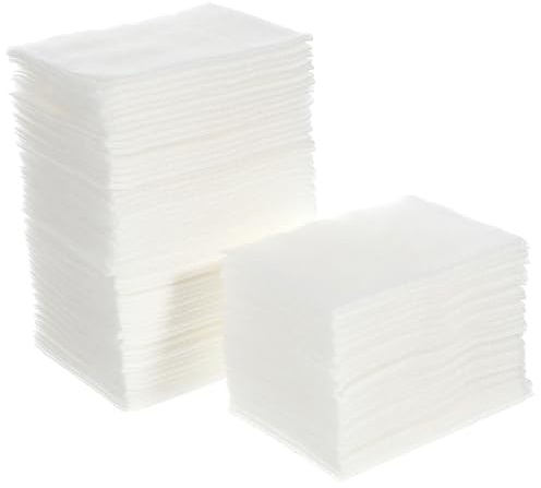 IWOWHERO 2paquetes Almohadillas De Algodón Puro Toallitas Desmaquillantes Suaves y Absorbentes Diseño Extensible Para Compresas Húmedas Unidades Para Cuidado Facial