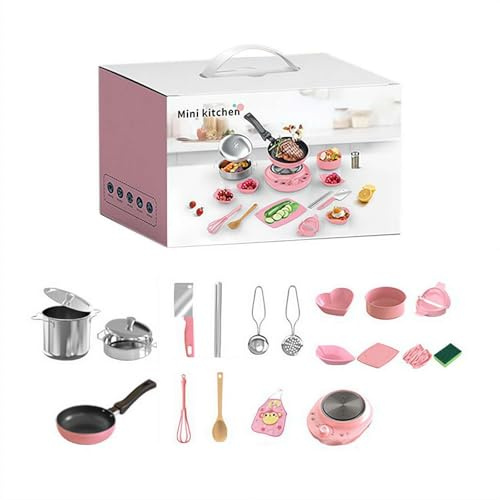 Kid Cooking Sets Real Mini Kitchen, Food Making for Beginner Children 8 9 10 11 12 Boys Girls Cooking Educational Toys, Montessori Educational Kitchen Tools