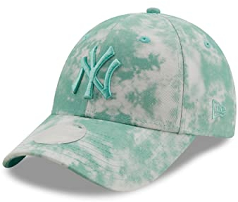 New Era New York Yankees MLB Tie Dye Green 9Forty Adjustable Women Cap - One-Size