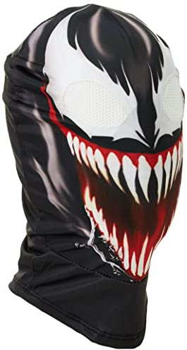 RUBIE'S Rubies Cagoule Adulte Venom Passamontagna per adulti, nero e rosso, taglia unica, nero e rosso, Taglia unica