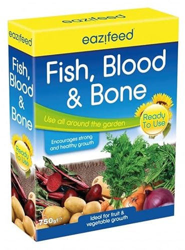 750g Bonemeal Natural Slow Release Fertiliser/Growmore Multipurpose Plant Food/Fish Blood & Bone Fertiliser/Potato Fertiliser (Fish, Blood & Bone)