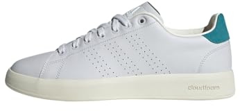 Adidas Homme Advantage Premium Leather Shoes Baskets, Dash Grey/Dash Grey/Arctic Fusion, 42 EU