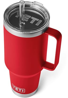 YETI Rambler 42 Oz Straw Mug Rescue Red