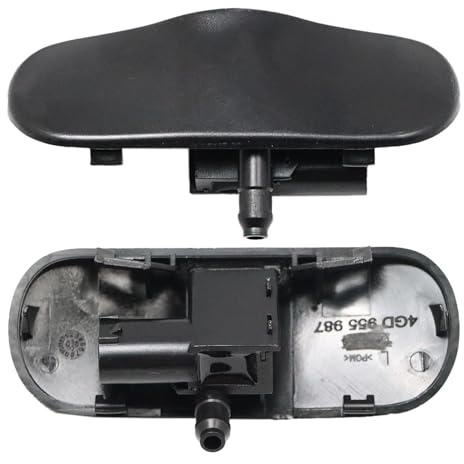 YananAC 2 ugelli lavavetri auto riscaldabili per parabrezza anteriore 5M0955985C per Seat VW Golf 5 6 7 Passat T0uran 5T 2KD 955 985