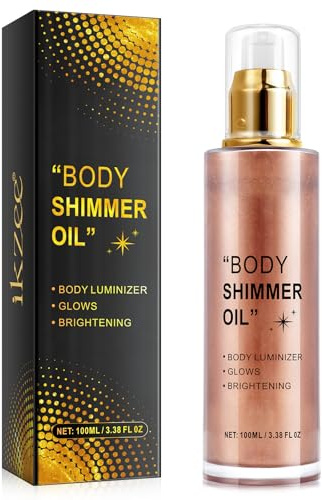 Body Shimmer - Langlebig & Leicht Aufzutragen | Shimmering Body Oil Für das tägliche Make-up | Schimmerndes Körperöl Individuell und Extravagant | Perfect Match Luminizer für Gesicht und Körper 100ml