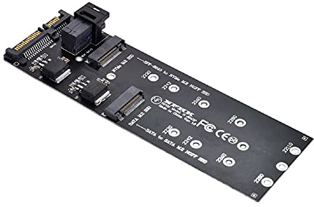 cablecc SFF-8643 auf U2 Kit NGFF M-Key auf HD Mini SAS NVME PCIe SSD SATA Adapter für Motherboard