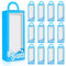 Clvsyh 12 PCS Scatola Regalo per Il Compleanno del Ragazzo, Scatola Regalo Festa, Piccola Scatola Regalo Blu, Scatole di Caramelle per Feste di Compleanno Bambini, Matrimoni, Feste A Tema