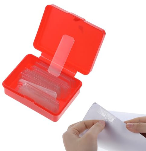 Lot de 60 rubans adhésifs double face réutilisables, multifonctionnels, solides et amovibles, ruban adhésif de montage transparent, bandes murales solides