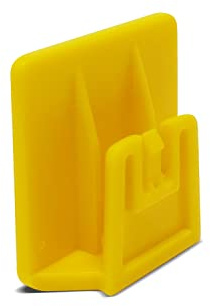 4R Quattroerre.it 1689B Televägtullsklämma Avtagbart fästsystem, 3 x 3 cm, Gul