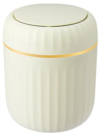 Poubelle de Table Portable avec Couvercle pour Salon, Cuisine, Chambre à Coucher, Salle de Bains et Bureau