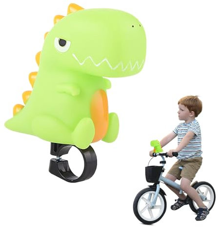 KAIYAYA Dinosaurier Fahrradklingel Fahrrad Hupe Fahrradhupe Kinder Hupe Fahrrad Kinder Hupe Kinderfahrrad Dinosaurier Squeeze Horn Einhorn für Jungen Mädchen
