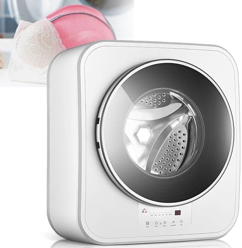Lavadora de pared, minilavadora automática de pared, silenciosa, con pantalla LED, lavado rápido en 15 minutos y secado con aire caliente.