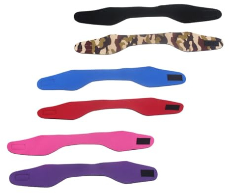 ABOOFAN Fascia per Orecchie in Neoprene 6 Pezzi Elastica per Nuoto e Doccia Copri Orecchie Adatta per Sport Acquatici e Yoga