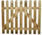 Cancello in legno Europeo impregnato in autoclave recinzione giardino resistente 80x100 cm EV