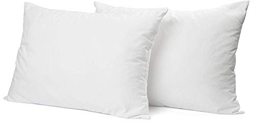 decomil – lujo almohadas de dormir, microfibra, 2 opciones de tamaño estándar (2 paquetes)