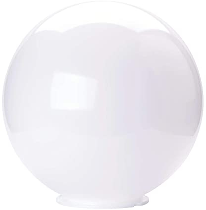 ORION LIGHTSTYLE Kugel Ersatzglas Kunststoff Acryl Lampenschirm f. Außenleuchten Ø300mm Kragen (Ø140mm)