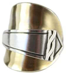 Silber 800er Besteckschmuck Ring, ca. 53 (17) Ring aus Besteck
