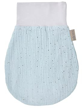 KraftKids Saco de muselina con lunares dorados sobre verde para primavera/verano de muselina de algodón disponible en dos tamaños