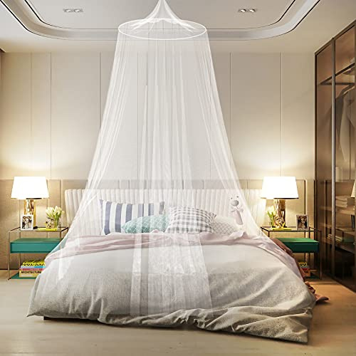 faburo Moustiquaire de lit bébé, Ciel de lit pour bébé, Moustiquaire de lit 2 Places Universelle Pliable pour Voyage et Maison(XL)