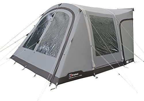 Berghaus Drive-Airway 250 Awning for Extending your Van or Motorhome Space, Inflatable Awning for Campervans and RVs, Part of the Berghaus Air Range