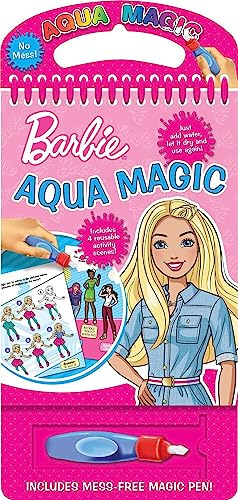 Quickdraw Barbie Aqua Magic Kids Activity Art Pad Colouring Set Barbie Movie Painting & Puzzle Book With Magic Pen