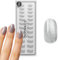 DOONAILS – Soft Gel Press On Nails 30er Set Grey Cateye abgerundete Form Silber – Nägel zum Aufkleben Full Cover in Salonqualität – Fake nails soft gel Medium – Natürliches & angenehmes Tragegefühl