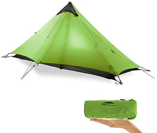 KIKILIVE Nuovo LanShan Outdoor Ultralight Tenda da Campeggio 1Persone / 2 Persone Mesh Tent Shelter -Perfetto per Il Campeggio, Backpacking e Thru-Hikes