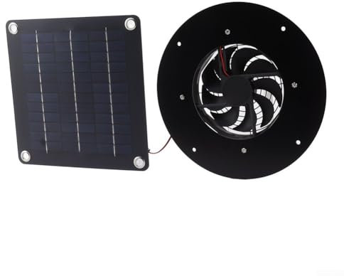 Ventilateur d'échappement solaire pour camping et voyages en camping-car, refroidit et élimine l'air chaud, extracteurs de maison d'animaux