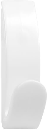 COGEX - Crochet magnétique, crochet mural - Crochet magnétique long - Lot de 2 pièces - Matière: Plastique - Couleur: Blanc - Dimensions: 8 x 2.2 x 2.2 cm - Facile à installer - Pratique