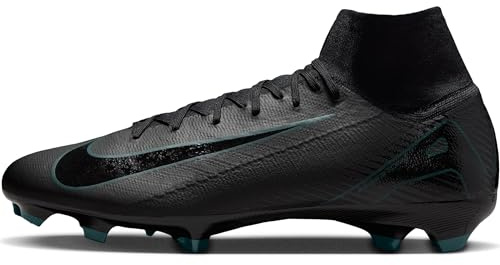 Nike Herren Mercurial Superfly 10 Club normalen Rasen High-Top-Fußballschuh, Black/Black-Deep Jungle, 43 EU