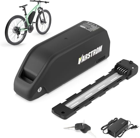 Varstrom Ebike Batteri | Lång Batterilivslängd för Elcykel – Litium Batteri Med Laddare för Elcykel