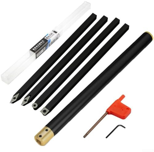 Burins de tour en bois de qualité supérieure, design creux, poignées carrées et rondes (poignée carrée)