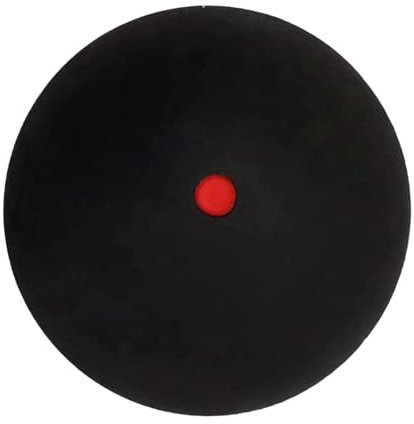 Squashball - Tragbare Squashausrüstung, Single Dot Schlägerbälle | Wettkampf Ball, Profi Rubber Racquetball Racquetball mit hohem Rebound, Stabiler Rückprall P