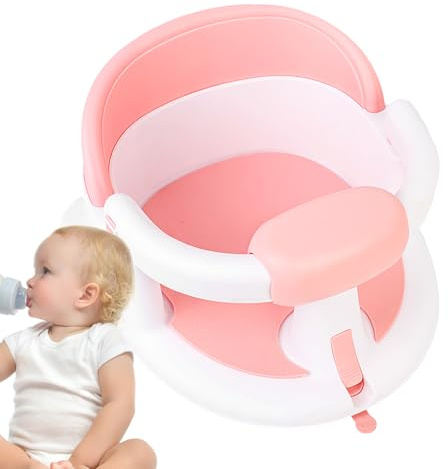 Asiento de baño para bebés - Silla de ducha desmontable sin deslizamiento, diseño ergonómico | Soporte de bañera seguro y cómodo con fuertes ventosas para bebés de 6 a 24 meses, pa